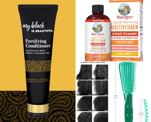 3C Curly Hair Products cover photo collage