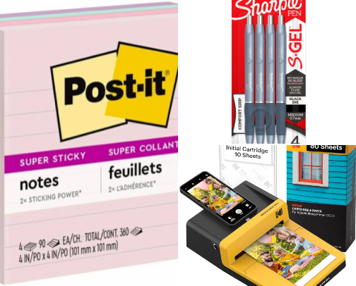 What you’ll find in my stationary essentials! cover photo collage