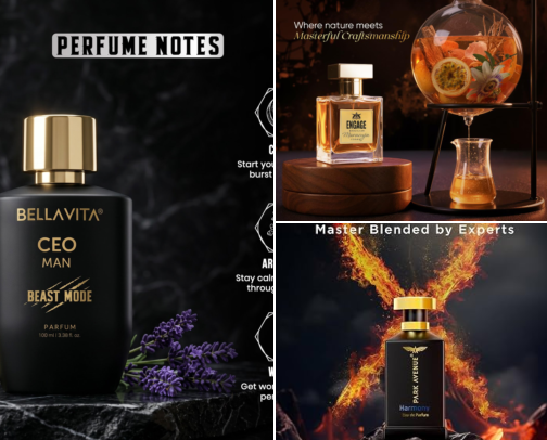Affordable Perfumes for Men & Women cover photo collage