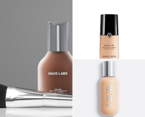 Products for flawless skin ✨ cover photo collage