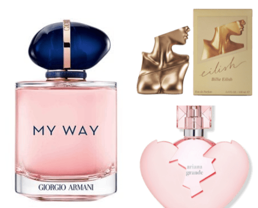 My fav perfumes cover photo collage