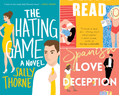 Romance Novels I Shove Into Every Friend's Hands When They're in a Reading Slump cover photo collage