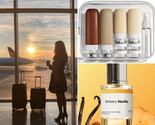 Travel Essentials ✈️✨ | Pack Smart, Smell Amazing cover photo collage