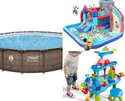 Summer Outdoor Must Haves if you have kids! 🏊‍♂️☀️ cover photo collage