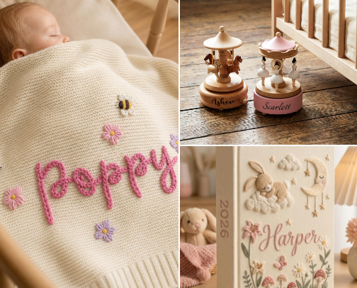 Best Baby Gifts with Personal Touch cover photo collage