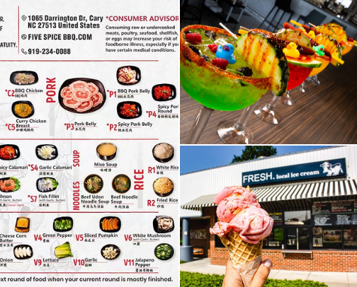 “Raleigh Gems You Can’t Miss” cover photo collage