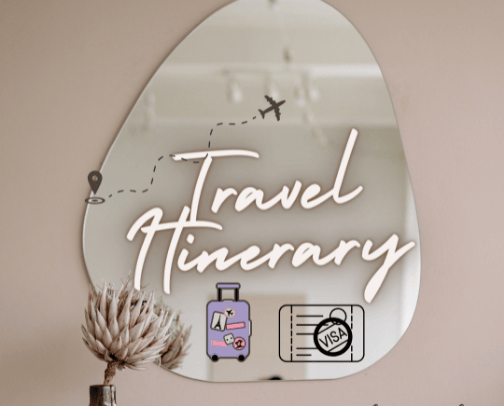 TRAVEL ITINERARIES cover photo collage