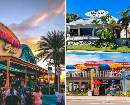 Best restaurants in Clearwater Beach cover photo collage