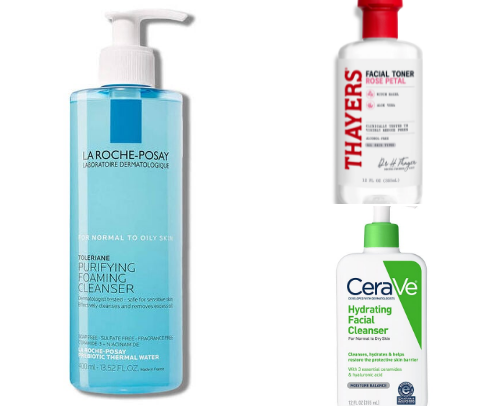 The Glow Skincare Routine: Everyday Essentials cover photo collage