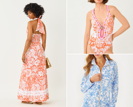 🌺 Palm Beach Lilly Loves cover photo collage