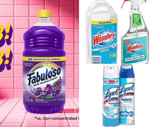 Cleaning Supplies cover photo collage