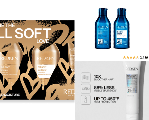 products for the healthiest hair cover photo collage