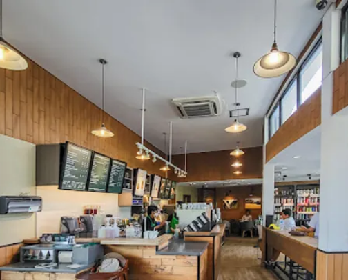 Coffee shop cover photo collage