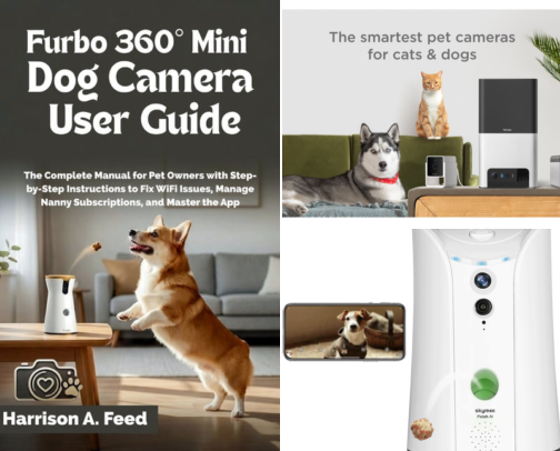 I Finally Found Pet Cameras That Let Me Talk to My Dog and Toss Treats cover photo collage