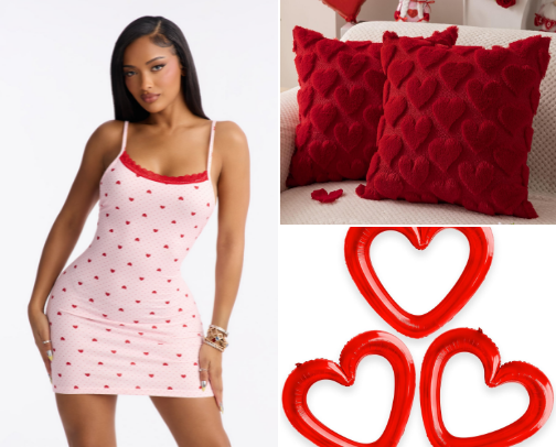 Valentines Theme Items 💕 cover photo collage