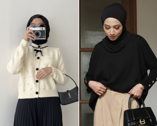 Rekomendasi jaket sweater wanita paling modis cover photo collage