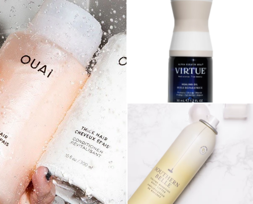 hair care cover photo collage