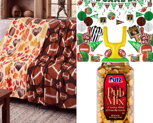 Everything I'd Buy for a Cozy Game Day cover photo collage