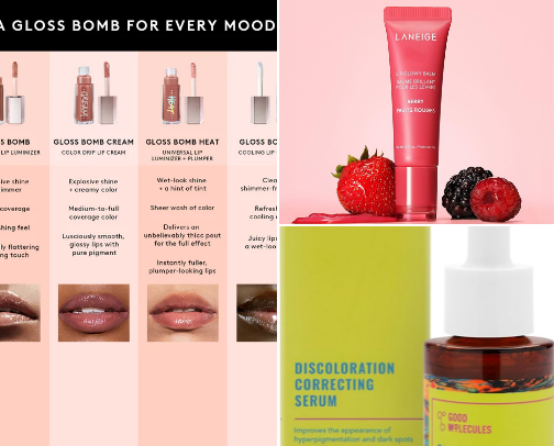 My favorite beauty recs cover photo collage