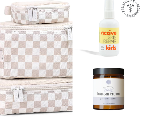 Holistic Diaper Bag Must Haves cover photo collage
