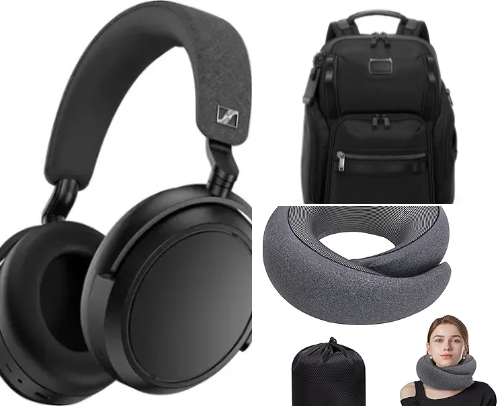 Travel accessories must haves cover photo collage