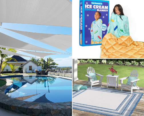 Summer Home Essentials To Beat The Heat cover photo collage