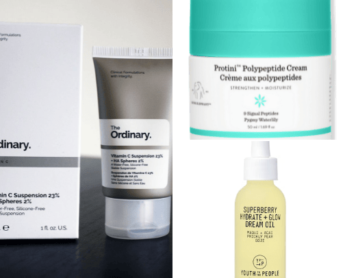 Skincare cover photo collage