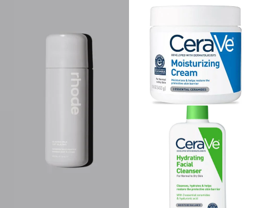 Skincare cover photo collage