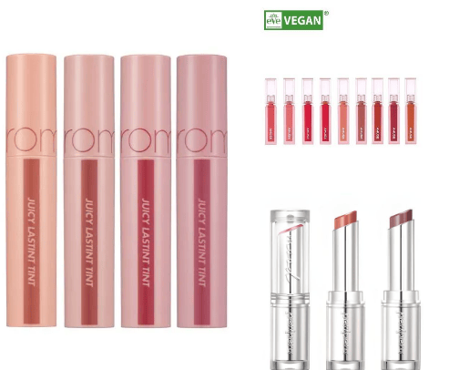 My favorite Korean lip products cover photo collage