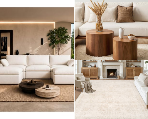 Modern Living Room cover photo collage