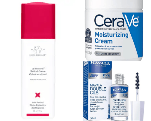 PM skin care. cover photo collage