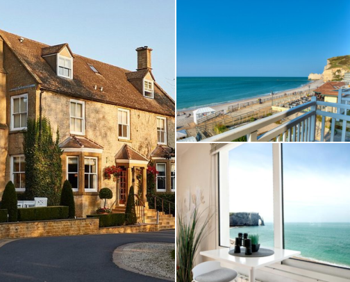Etretat, France: cliffs, hidden caves, and stays I'd pick cover photo collage