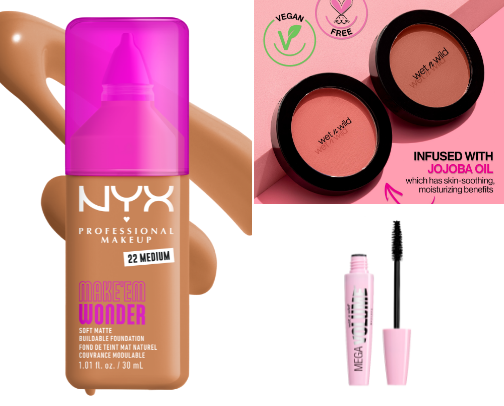 Makeup for the the soft glam girlies but on a budget cover photo collage