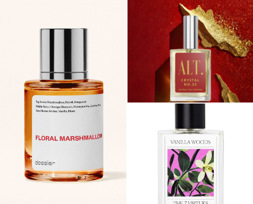 Viral affordable women’s fragrances cover photo collage
