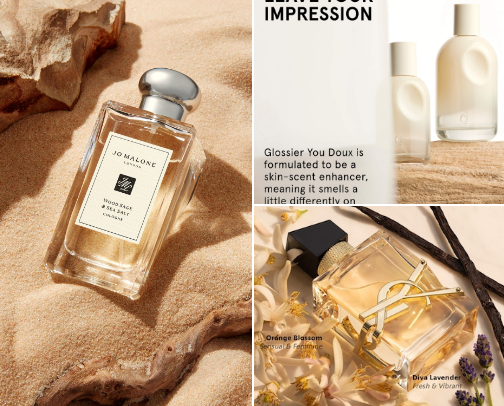 Perfumes that get me compliments at work cover photo collage