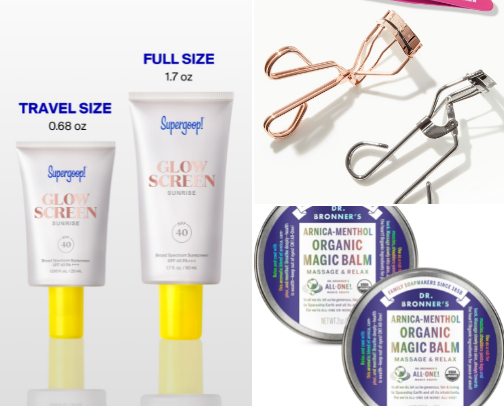 Beauty items for lazies cover photo collage