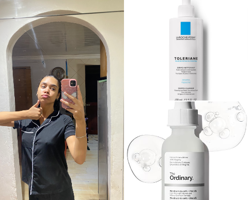 My Everyday Skincare Routine for Dry & Sensitive Skin ✨ cover photo collage