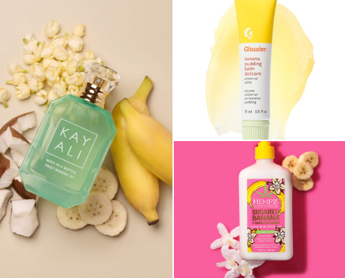 🍌Banana Scented🍌 Beauty, Skin, Fragrance, Home                                         🍌Banana Scented                                          🍌Banana Scented Everything 🍌      39 items           Banana
 scents are taking over! If you are as obsessed as me with anything 
banana scented - this list is for you. I compiled the best fragrances, 
skincare, and bodycare for you - all in this delicious banana scent!                                           Everything 🍌      39 items           Banana
 scents are taking over! If you are as obsessed as me with anything 
banana scented - this list is for you. I compiled the best fragrances, 
skincare, and bodycare for you - all in this delicious banana scent!                                                                                    🍌Banana Scented Everything 🍌      39 items           Banana
 scents are taking over! If you are as obsessed as me with anything 
banana scented - this list is for you. I compiled the best fragrances, 
skincare, and bodycare for you - all in this delicious banana scent!                                           Everything 🍌 cover photo collage