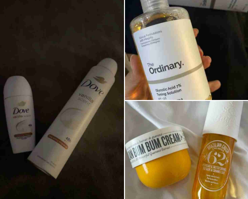 Body Care Products I Swear By cover photo collage
