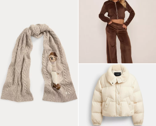 Winter wardrobe cover photo collage