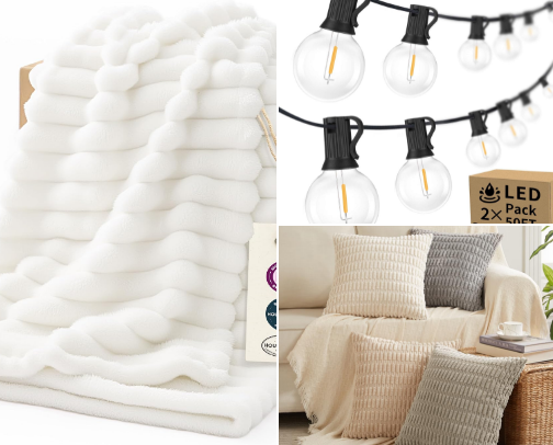 Cozy Home Finds for Everyday Comfort cover photo collage