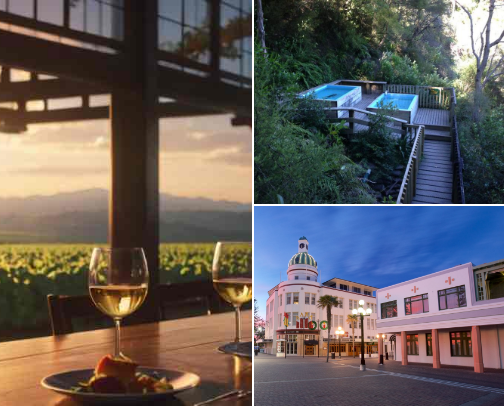 𝘈 𝘍𝘪𝘳𝘴𝘵-𝘛𝘪𝘮𝘦𝘳’𝘴 𝘎𝘶𝘪𝘥𝘦: 
My Life In Hawke's Bay, NZ cover photo collage