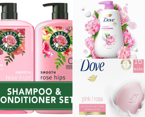 Affordable Spring Shower Routine cover photo collage