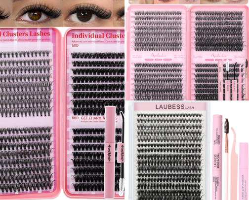 Top 10 Lash Clusters Kits cover photo collage
