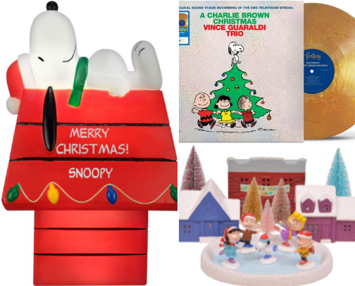 A Peanut's Christmas cover photo collage