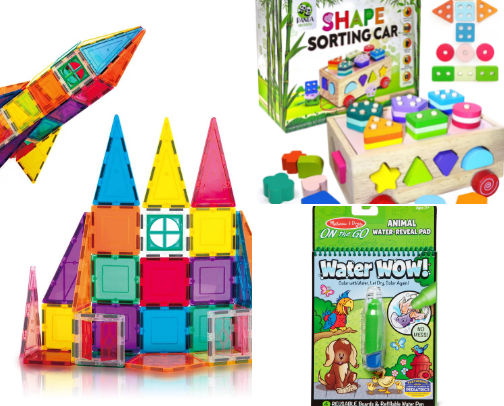 “This toy keeps my toddler busy for 20 mins (so I can cook!)” cover photo collage