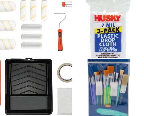 My Painting Must Haves (on a budget) cover photo collage