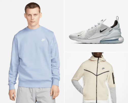 Nike for men cover photo collage