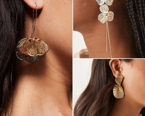 Earrings✨ cover photo collage