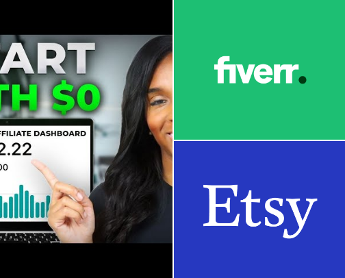 Make money online! Passive income cover photo collage